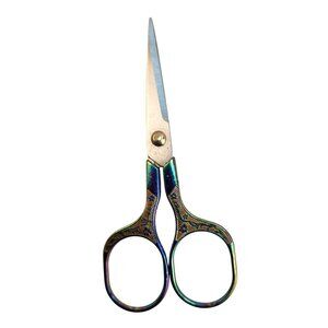 5" Sewing Embroidery Scissors With Multicolor Stainless Steel Craft Supply